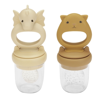 Konges Sløjd Silicone Fruit Feeding Pacifier Dragon 2 Pack